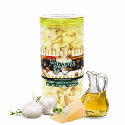 Gourmet Garlic Parmesan & Truffle Oil Popcorn