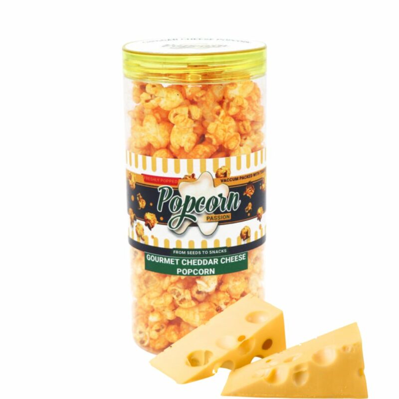 Gourmet Cheddar cheese popcorn